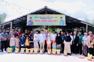 Bertemu PWNU Riau, Kapolda M Iqbal Salurkan Santunan Anak Yatim dan Tanam Kurma